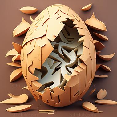 3D model Hatching a Plan Egg Hatch (STL)